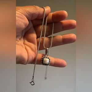 Silpada Sterling Silver Pendant & AE Italy Sterling Silver Necklace ✨FIRM✨